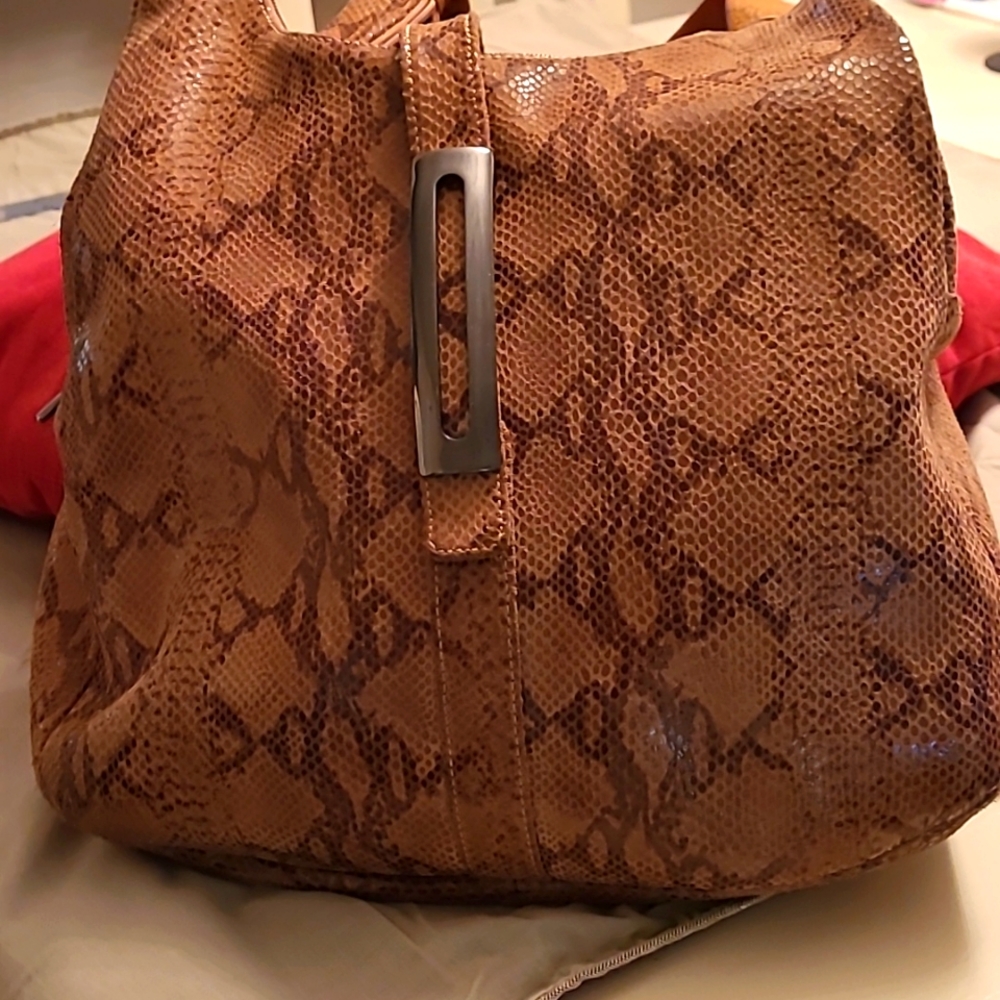 Snakeskin and Leather Bag